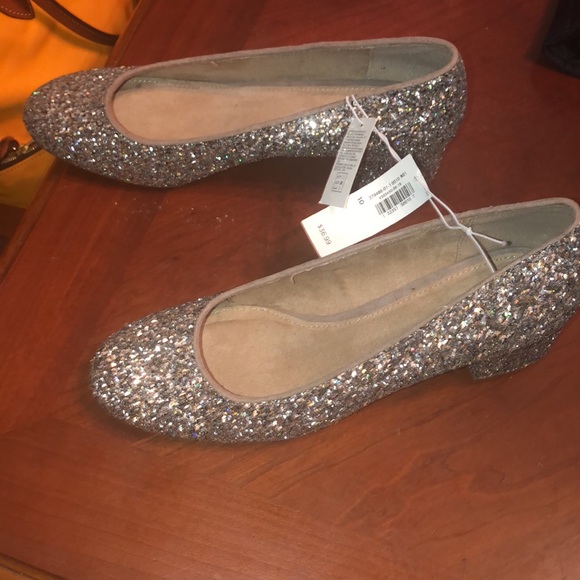 Old navy shimmery pumps 1 inch heel. size 10 new tags - Picture 6 of 8
